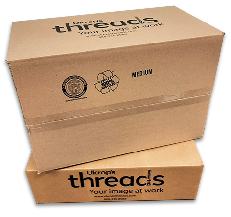 Ukrop's Threads recycled boxes