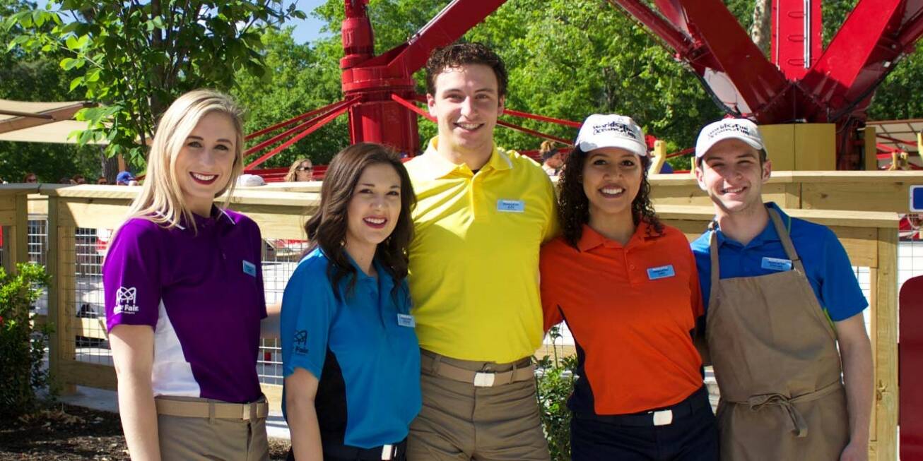 Group of Cedar Fair Employees