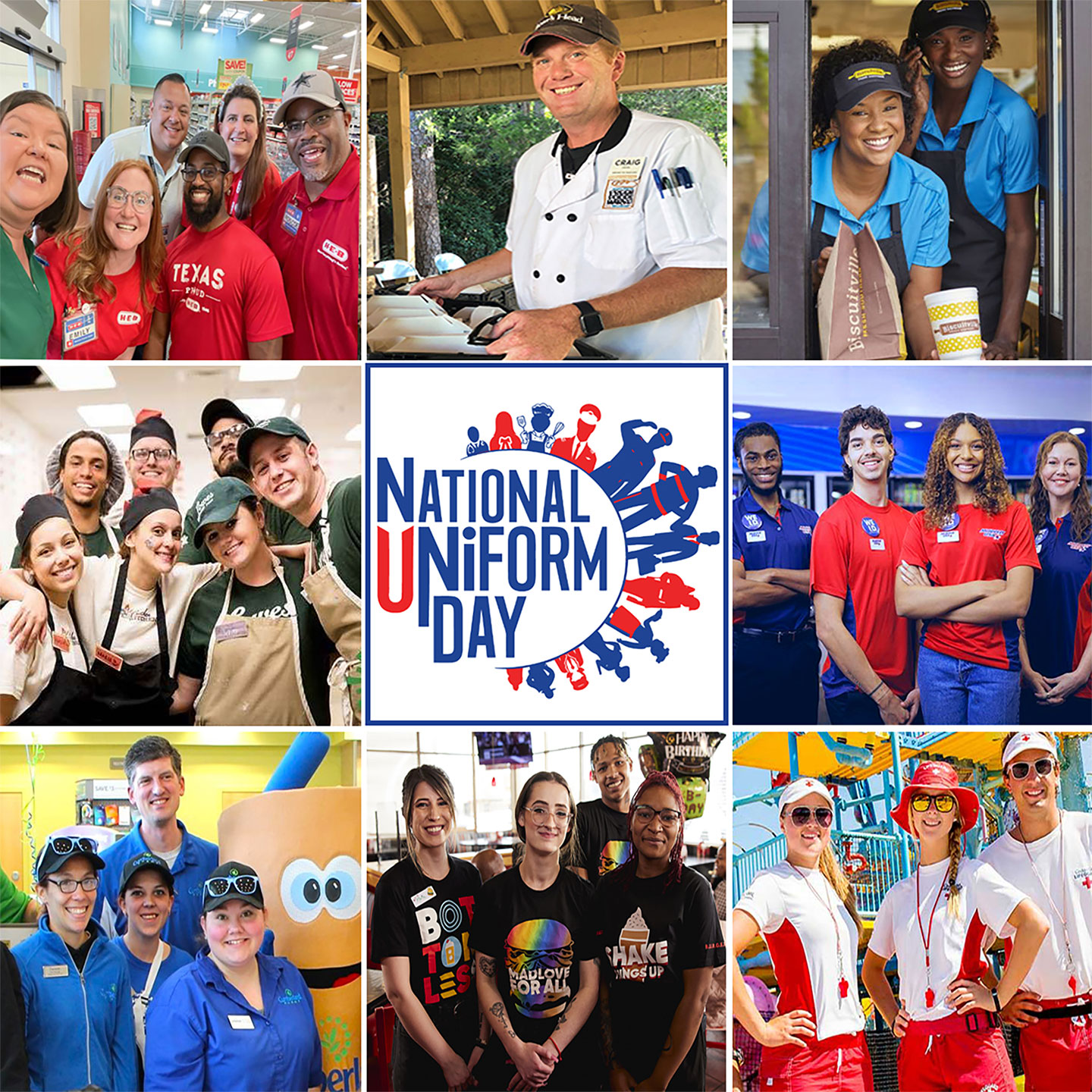 National Uniform Day Collage